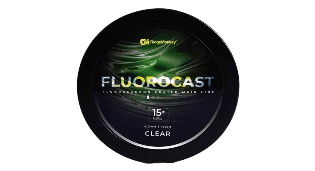 RidgeMonkey FluoroCast Fluoro Coated Mainline 0.37mm:18lb 1000m