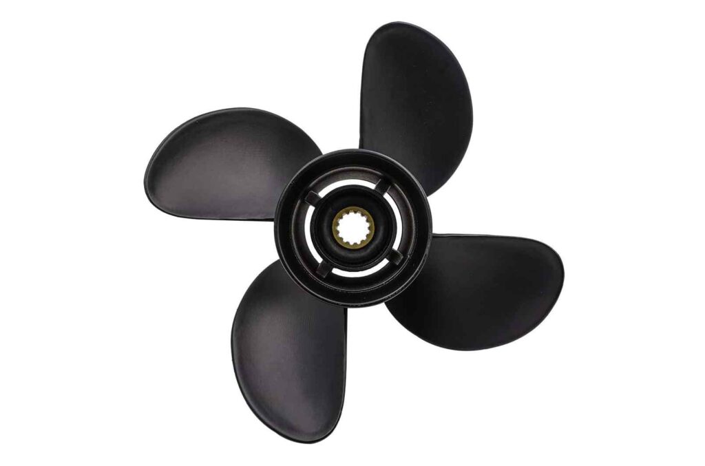 Young Marine Aluminum Outboard Propeller 4 Blade for Mercury Engines